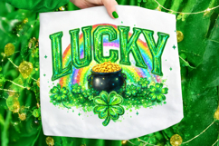 St Patrick's Day Lucky PNG, Shamrock PNG, Irish PNG, Clover Product Image 7