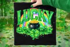 St Patrick's Day Lucky PNG, Shamrock PNG, Irish PNG, Clover Product Image 1
