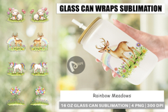 Glass Can Rainbow Meadow Product Image 1