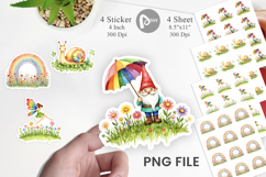 Rainbow Meadow Sticker Product Image 1
