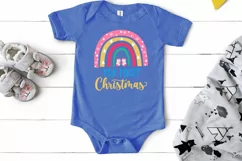 Rainbow My First Christmas Sublimation I Baby First Christmas Sublimation