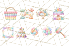 Baby Nursery Clipart PNG, Baby Shower Items, Baby Essentials Product Image 7