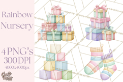 Baby Nursery Clipart PNG, Baby Shower Items, Baby Essentials Product Image 1