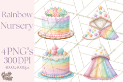 Baby Nursery Clipart PNG, Baby Shower Items, Baby Essentials Product Image 1