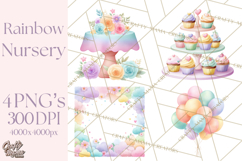 Baby Nursery Clipart PNG, Baby Shower Items, Baby Essentials Product Image 1
