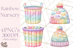 Baby Nursery Clipart PNG, Baby Shower Items, Baby Essentials Product Image 1