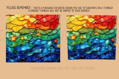 Alcohol Ink Tumbler, Rainbow Colors 20 oz Tumbler Design, 12 Product Image 2