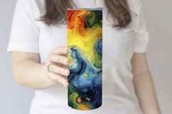Alcohol Ink Tumbler, Rainbow Colors 20 oz Tumbler Design, 14 Product Image 3