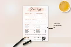 Business Price List, Rate Sheet, Price Chart, Price Sign Product Image 2