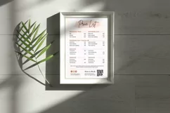Business Price List, Rate Sheet, Price Chart, Price Sign Product Image 6