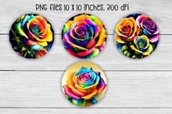 Flower rose wind spinner sublimation design, rose flower sublimation design, wind spinner bundle, summer sublimation.