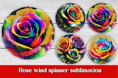 Flower rose wind spinner sublimation design, rose flower sublimation design, wind spinner bundle, summer sublimation.
