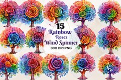 Rainbow Roses Wind Spinner, Rose Wind Spinner,Roses Wind Spinner,Wind Spinner, Wind Spinner Sublimation, Wind Spinner Sublimation Designs, Wind Spinner Sublimation, Roses Sublimation, Wind Spinner Bundle, Roses, Roses Spinner