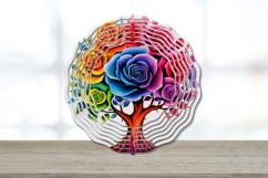 Rainbow Roses Wind Spinner, Rose Wind Spinner,Roses Wind Spinner,Wind Spinner, Wind Spinner Sublimation, Wind Spinner Sublimation Designs, Wind Spinner Sublimation, Roses Sublimation, Wind Spinner Bundle, Roses, Roses Spinner