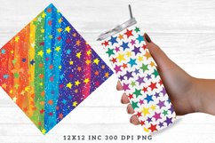 Rainbow Stars Seamless Digital Paper Bundle Product Image 5