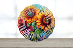 Sunflower Wind Spinner,Rainbow Sunflowers Wind Spinner,Wind Spinner,Wind Spinner Sublimation,Wind Spinner Bundle,