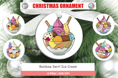 Ornament Rainbow Ice Cream Product Image 1