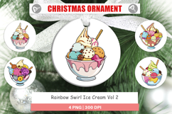 Ornament Rainbow Ice Cream Product Image 1