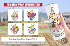 Tumbler Rainbow Ice Cream Product Image 1