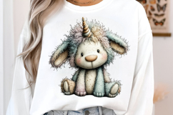 Rainbow Unicorn Bunny Joy Clipart PNG Product Image 2
