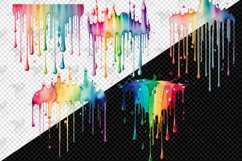 Rainbow Watercolor Drips Product Image 2