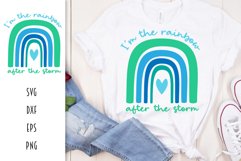 Rainbow Cut File - Rainbow After the Storm SVG Product Image 1