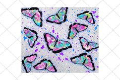 Rainbow Butterflies Tumbler Design Product Image 2