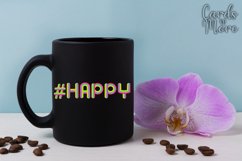 Hashtag Happy, 6 designs, PNG, T-shirt, mug, sublimation Product Image 10