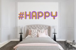 Hashtag Happy, 6 designs, PNG, T-shirt, mug, sublimation Product Image 11