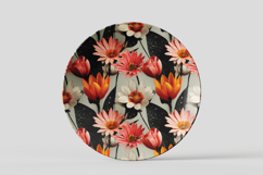 Raindrop Florals Vol.1 Seamless Digital Paper, 36 PNG Product Image 10