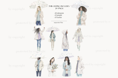 GlamArtZhanna, Rainy day clipart, Autumn clipart, Autumn clip art, Fall clipart, Fall clip art, Umbrella image, Rain clip art, Rain illustrations, Woman with Umbrella, autumn outside png, Girls and Umbrella, Fall city clipart, Autumn city clipart