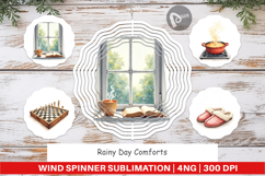 Wind Spinner Cozy Rainy Day Product Image 1