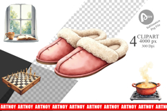 Clipart Cozy Rainy Day Product Image 1