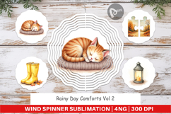 Wind Spinner Cozy Rainy Day Product Image 1