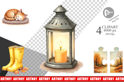 Clipart Cozy Rainy Day Product Image 1