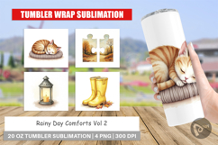 Tumbler Cozy Rainy Day Product Image 1