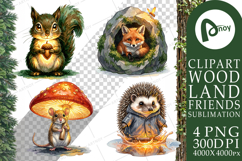 Rainy Day Moss Magic Animal Sublimation Product Image 1