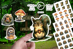 Rainy Day Moss Magic Animal Sticker Product Image 1