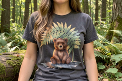 Rainy Day Moss Magic Animal Sublimation Product Image 5
