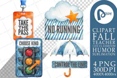 Rainy Day Recess Energy Management Sublimation Product Image 1