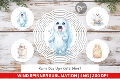 Rainy Day Ugly Ghost Wind Spinner Product Image 1