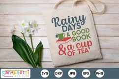 tea quote on a tote bag