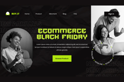 Black Cyber Font Product Image 5