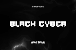 Black Cyber Font Product Image 1