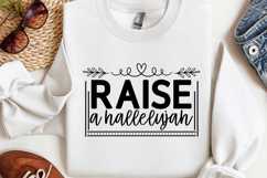 Raise a hallelujah SVG, Christian SVG Product Image 1