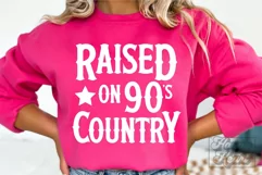 Raised on 90s Country SVG - Beautiful Crazy - Country Girl Product Image 3