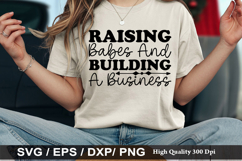 Inspirational SVG Design - Raising Babes And Building A Busi Product Image 4