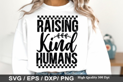 Raising Kind Humans - Kindness SVG Design Product Image 1