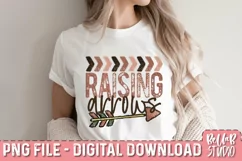 Raising Arrows PNG Design, Boho Christian PNG Design Product Image 1