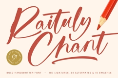 Raituly Chant - Modern Handwritten Font Product Image 1